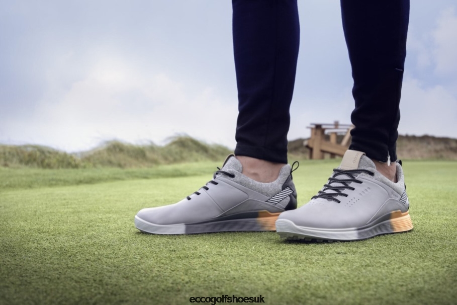 Ecco Golf S-Three Gore-Tex Silver Grey Men Shoes Grey- Ecco Online Shopping