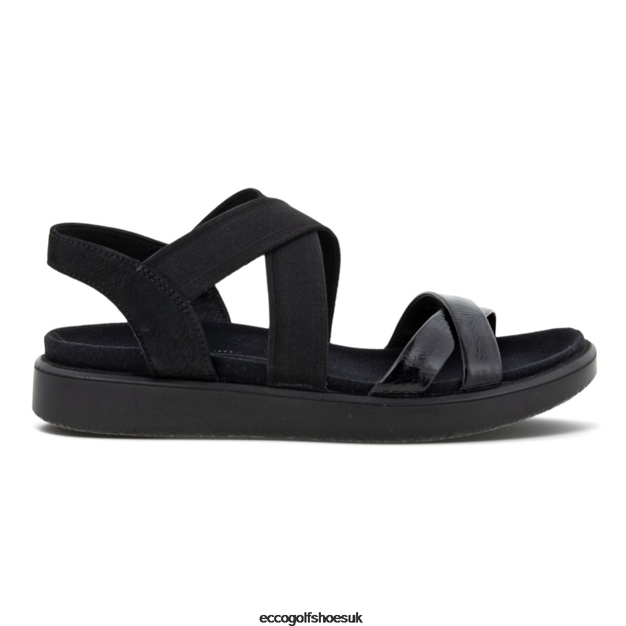 Ecco FLOWT Sandal Black Women Shoes Black- Ecco On Sale