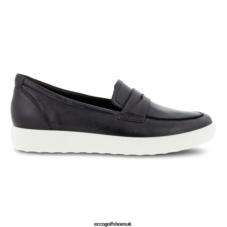 Ecco SOFT 7 Loafer Black Women Shoes Black- Ecco UK
