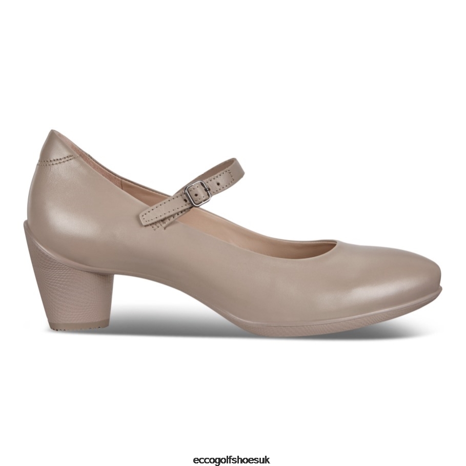 Ecco Sculptured 45 Mary Jane Grey Rose Women Shoes Rose- Ecco UK
