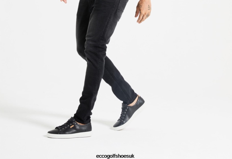 Ecco SOFT 7 Sneaker Black Men Shoes Black- Ecco Online Shopping