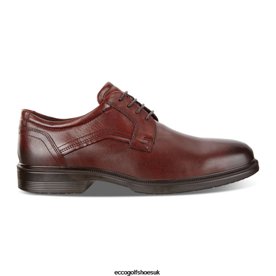 Ecco Lisbon Plain Toe Tie Cognac Men Shoes Cognac- Ecco Official Website