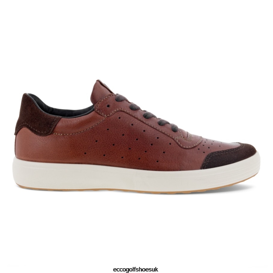 Ecco SOFT 7 Sneaker Coffee-Whiskey Men Shoes Coffee- Ecco Official Website