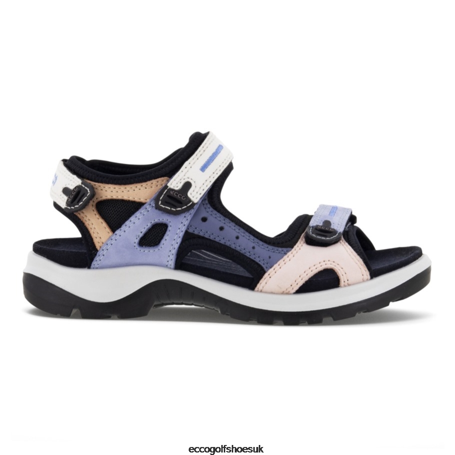 Ecco OFFROAD Flat Sandal Multicolor Eventide Women Shoes Multicolor- Ecco at Discounts