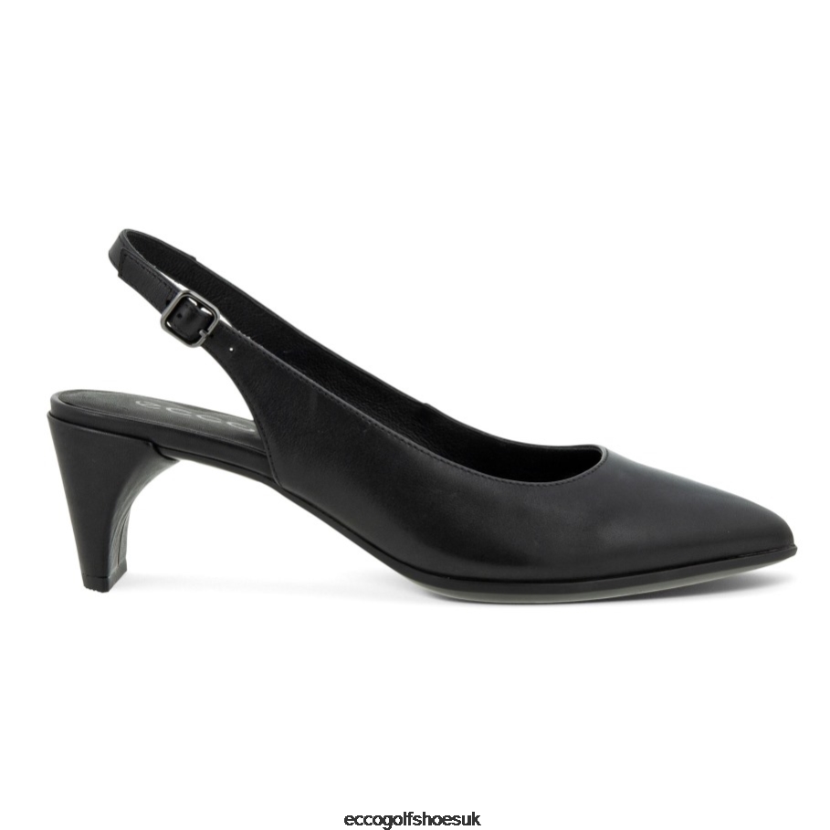 Ecco ELEVATE 45 Pointy Sleek Black Women Shoes Black- Ecco Outlet