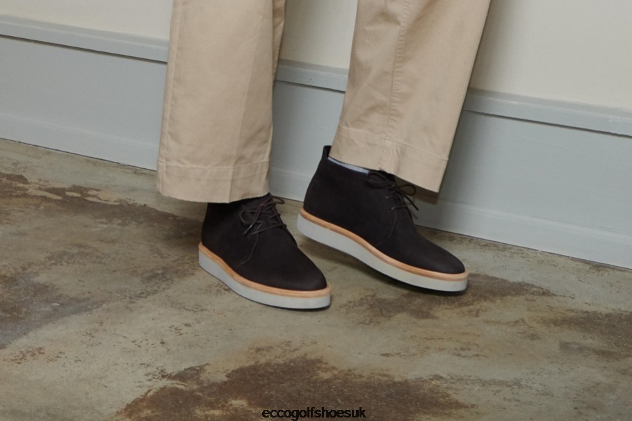 Ecco TECHWELT Chukka Boot Licorice Men Shoes Licorice- Ecco UK