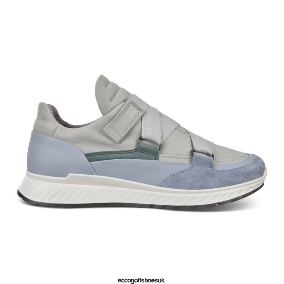 Ecco ST.1 Strap Sneaker Dusty Blue-Dusty Blue-Concrete-Lake Women Shoes Blue- Ecco at Low Price