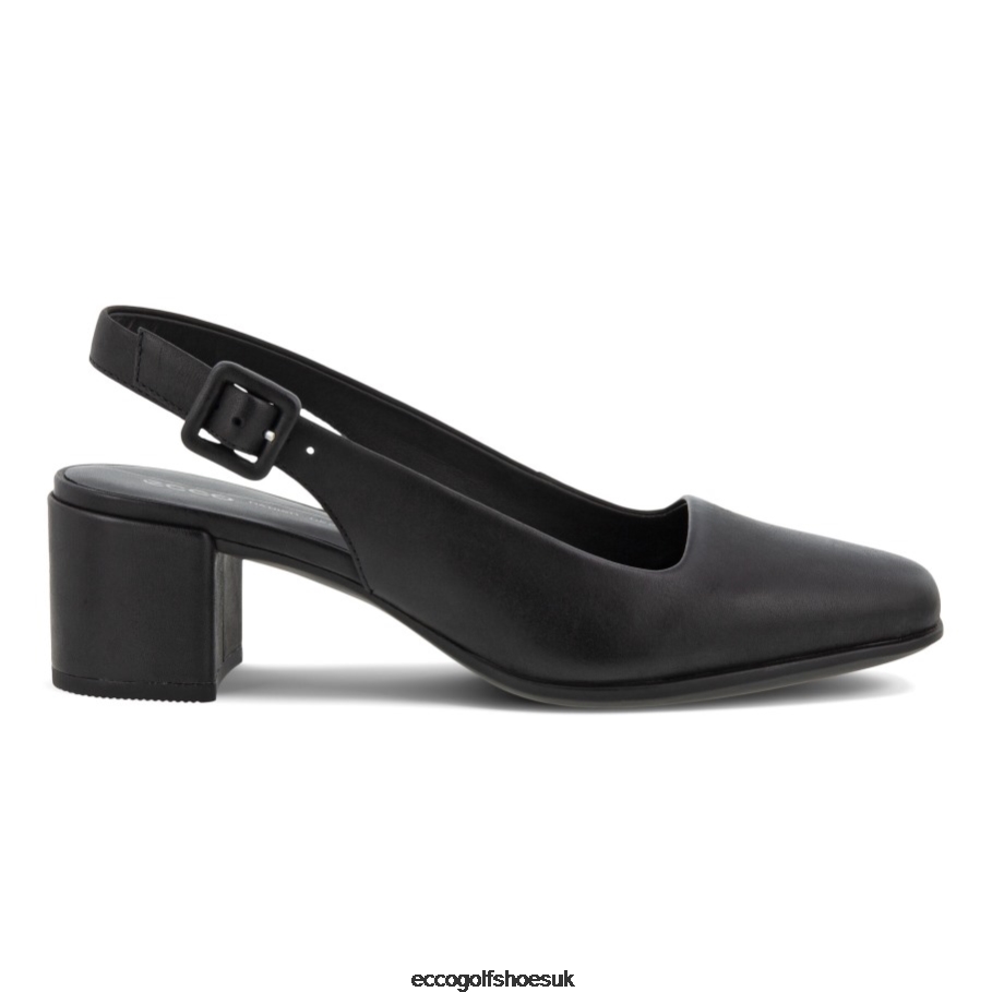 Ecco SHAPE Squared 35 Sling-Back Sandal Black Women Shoes Black- Ecco Official Store