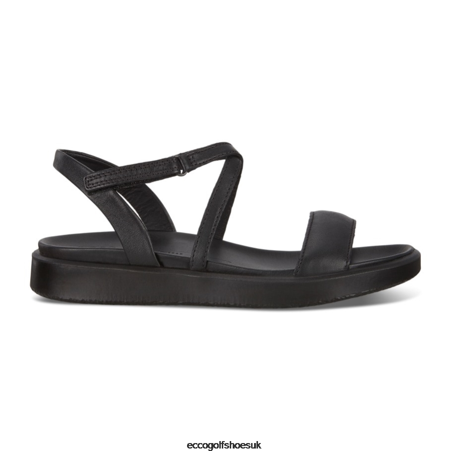 Ecco FLOWT LX Strap Sandal Black Women Shoes Black- Ecco Outlet