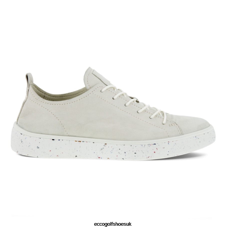 Ecco STREET Tray Sneaker Shadow White Men Shoes White- Ecco Outlet