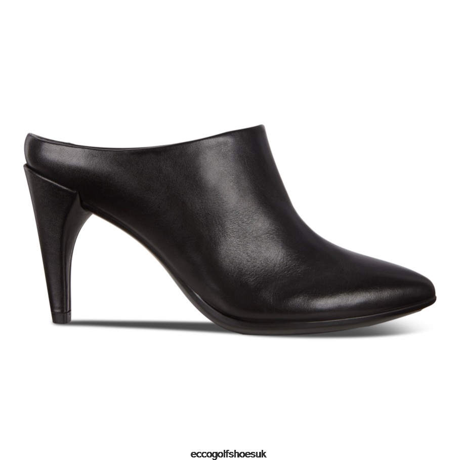 Ecco SHAPE 75 Pointy Heeled Mules Black Women Shoes Black- Ecco at Low Price