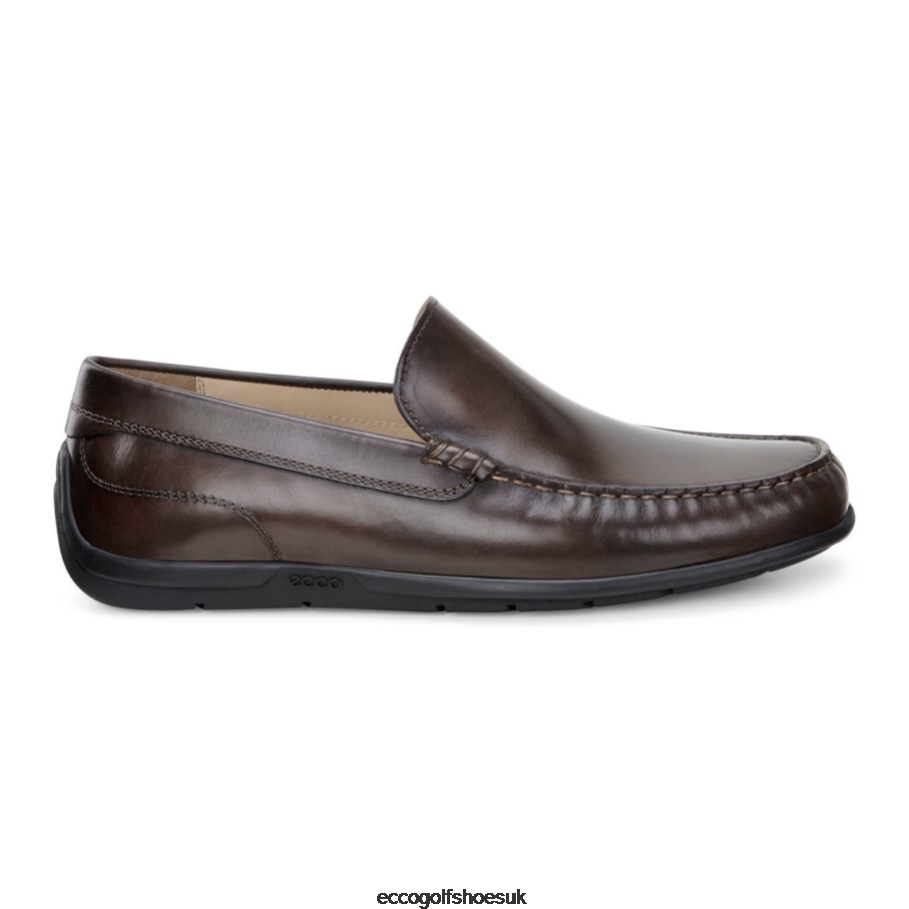Ecco Classic Moc 2.0 Coffee Men Shoes Coffee- Ecco Outlet