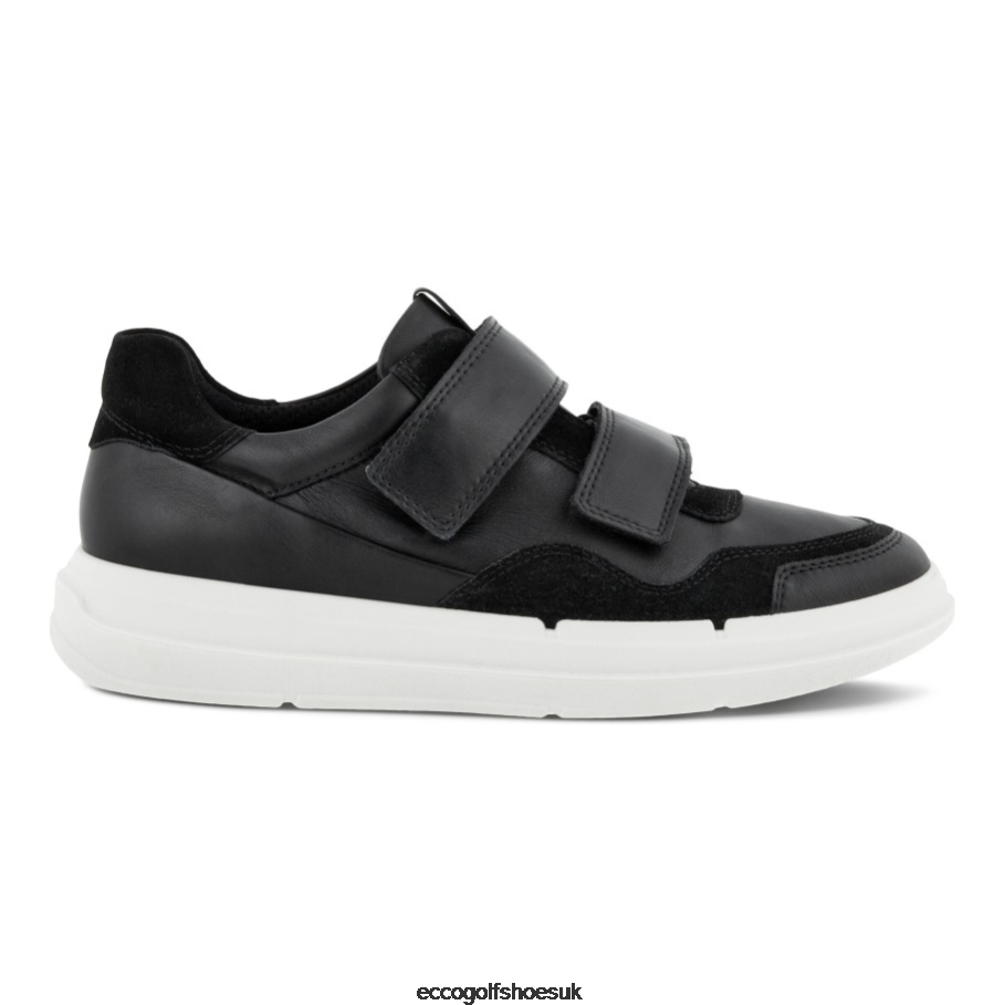 Ecco SOFT X Strap Sneaker Black Women Shoes Black- Ecco Online Shopping