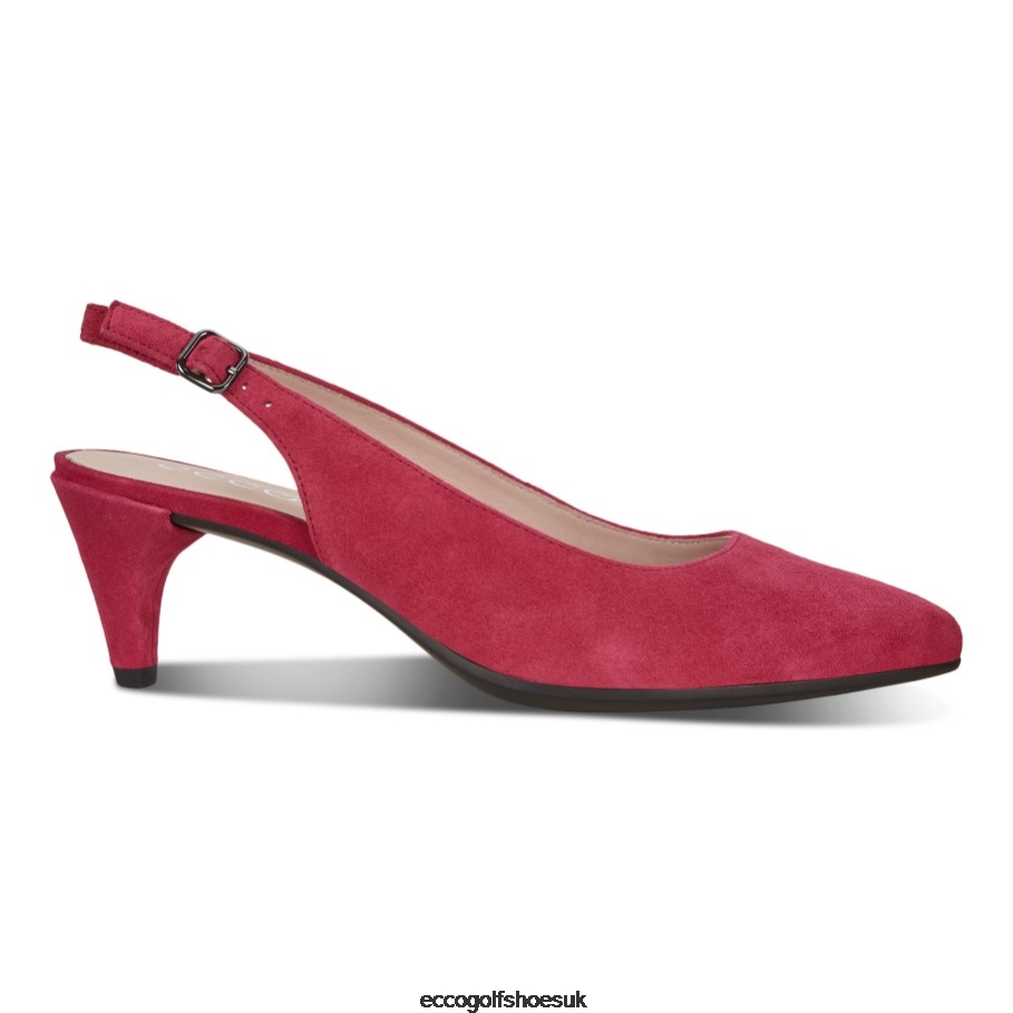 Ecco SHAPE 45 Pointy Sleek Slingback Pump Sangria Women Shoes Sangria- Ecco On Sale