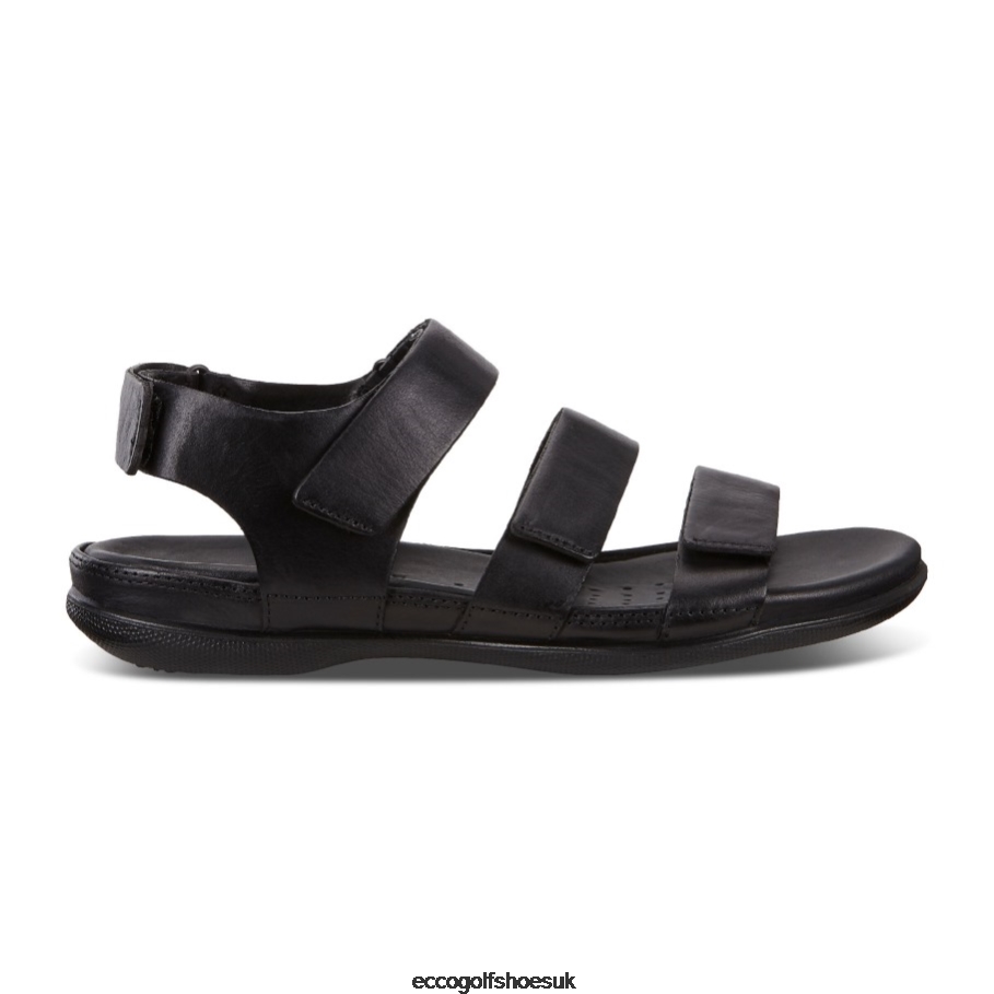 Ecco FLASH Flat Sandal Black Women Shoes Black- Ecco Outlet