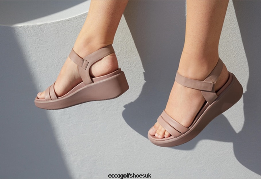Ecco FLOWT Wedge LX Sandal Wood Rose-Wood Rose Women Shoes Woodrose- Ecco Official Website