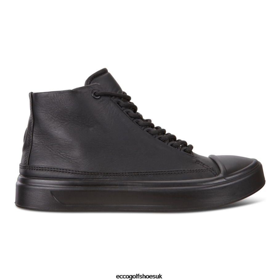 Ecco Flexure T-CapHigh Top Black Women Shoes Black- Ecco Official Store
