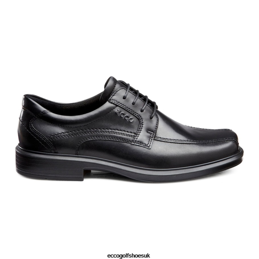 Ecco HELSINKI Bike Toe Lace Black Men Shoes Black- Ecco Official Website
