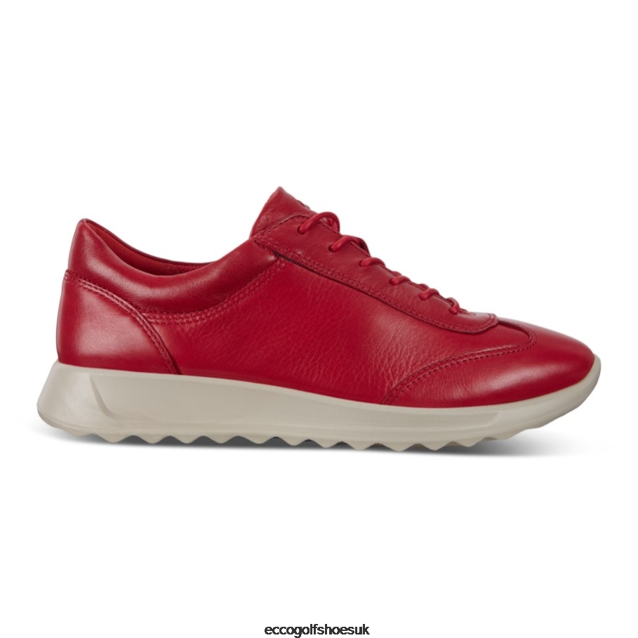 Ecco Flexure Runner Sneakers Chili Red Women Shoes Red- Ecco On Sale