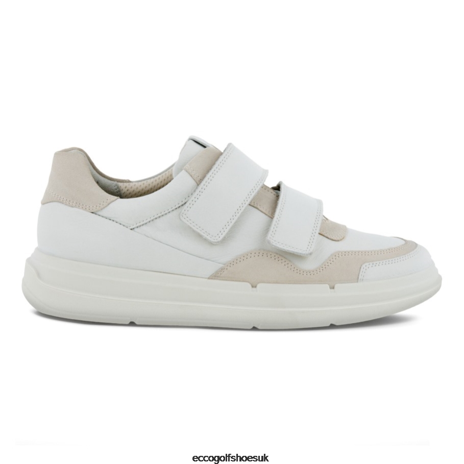 Ecco SOFT X Strap Sneaker White-Shadow White Women Shoes White- Ecco UK