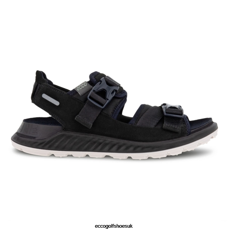 Ecco EXOWRAP Sandals Black Women Shoes Black- Ecco On Sale