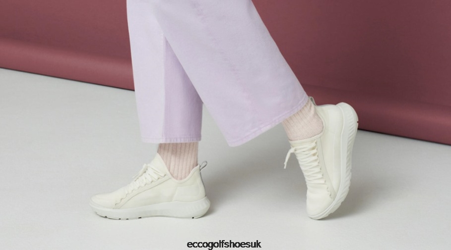 Ecco ST.1 Lite Sneaker White Women Shoes White- Ecco UK