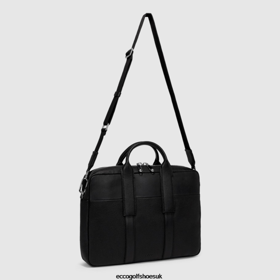 Ecco Textureblock Laptop Bag Black Unisex Accessories Black- Ecco at Low Price