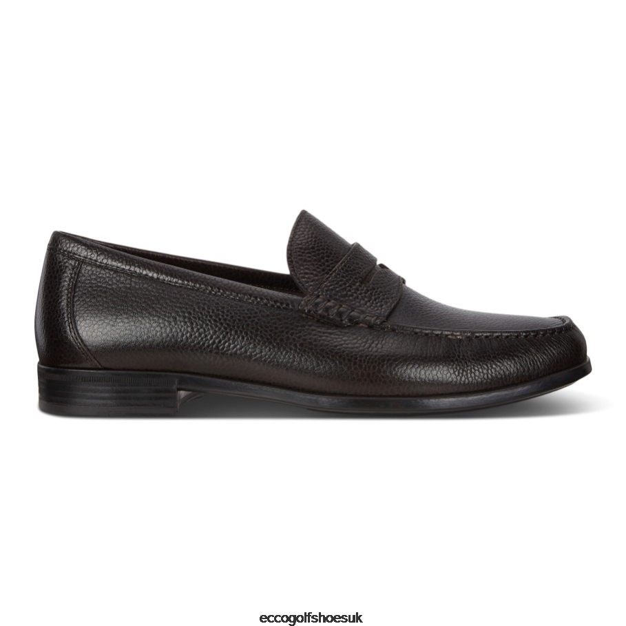 Ecco Dress Moc Moccasin Slip-On Licorice Men Shoes Licorice- Ecco Official Website