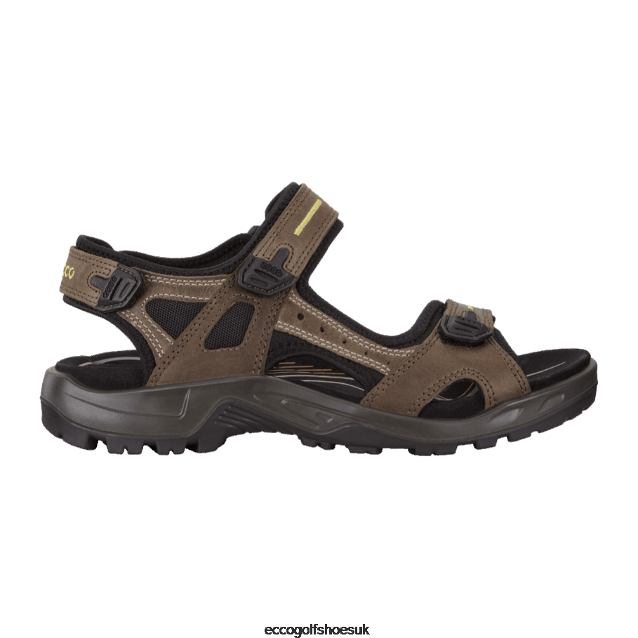 Ecco Yucatan Sandal Tarmac-Moon Rock Men Shoes Tarmac- Ecco Outlet