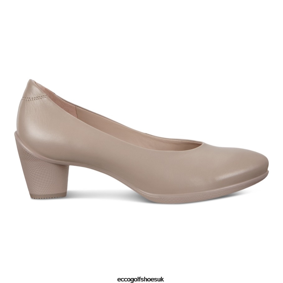 Ecco Sculptured 45 Plain Pump Grey Rose Women Shoes Rose- Ecco UK Store