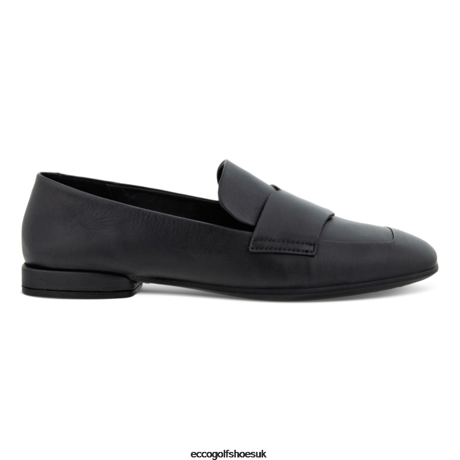 Ecco ANINE Squared Loafer Black Women Shoes Black- Ecco UK
