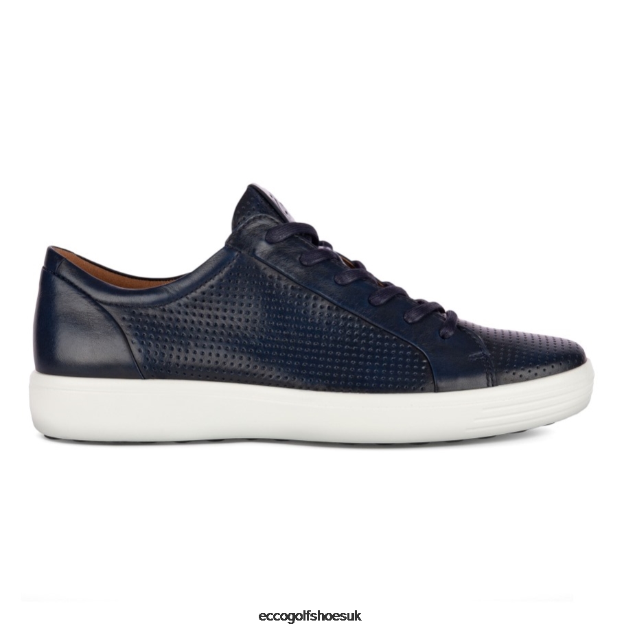 Ecco SOFT 7 Laced Sneaker True Navy Men Shoes Navy- Ecco Official Website