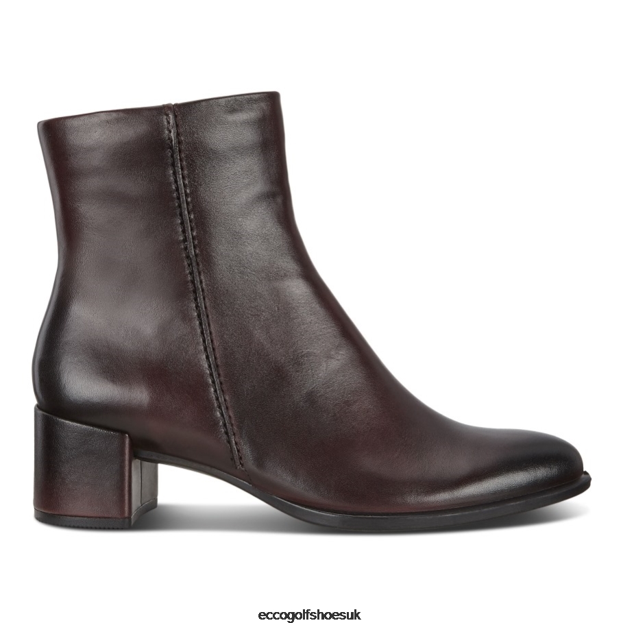 Ecco SHAPE 35 Block Ankle Boot Chocolat Women Shoes Chocolat- Ecco Online Shopping