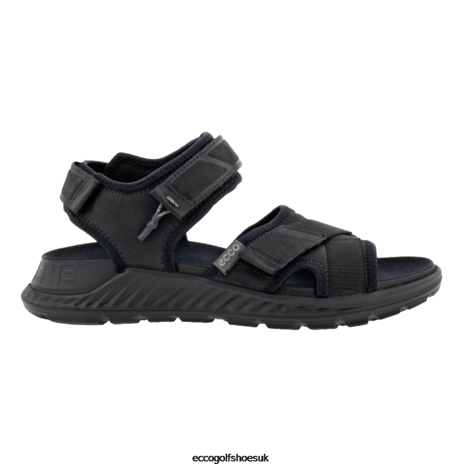 Ecco EXOWRAP Sandals Black Men Shoes Black- Ecco at Discounts