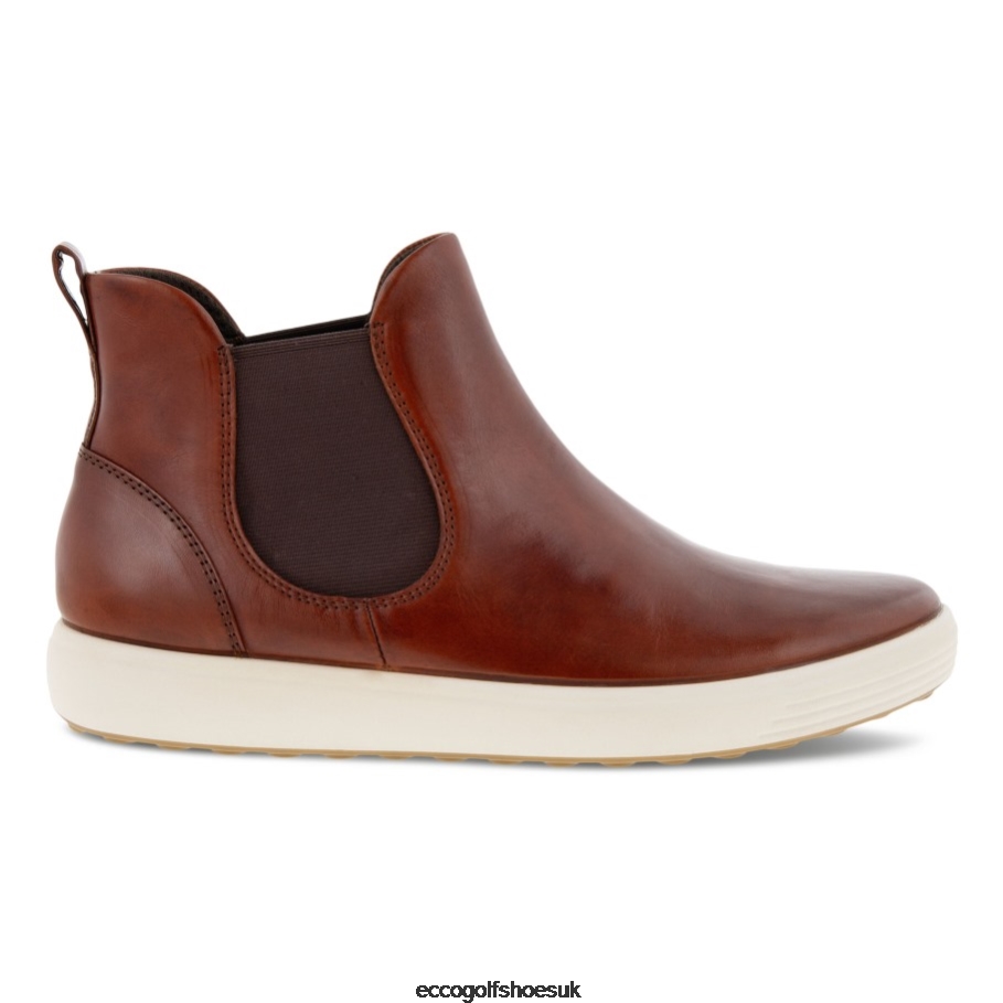 Ecco SOFT 7 Chelsea Boots Cognac Women Shoes Cognac- Ecco UK Store