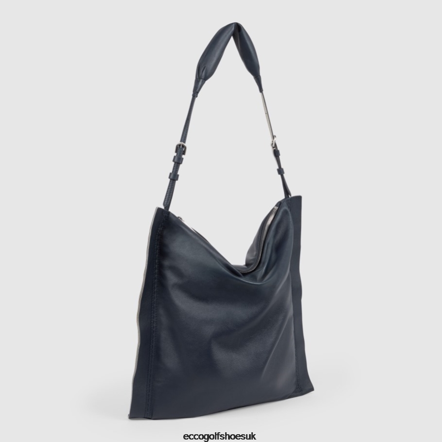 Ecco PADDED HOBO Blue-Creme Fraiche Unisex Accessories Blue- Ecco Official Store