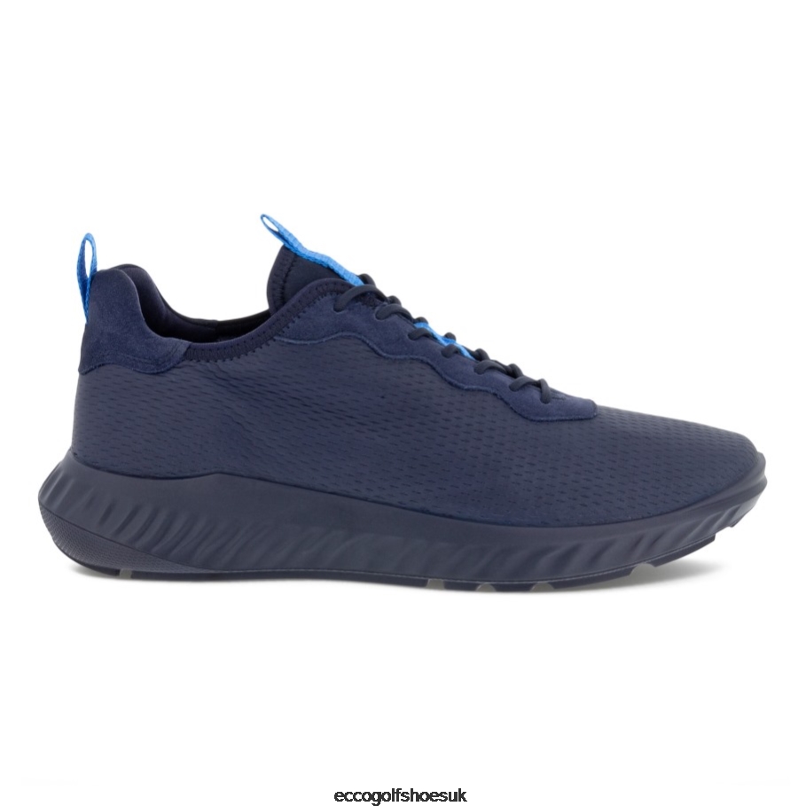 Ecco ATH-1F Street Style Leather Sneakers Night Sky-Night Sky-Dynasty Men Shoes Navy- Ecco Official Store
