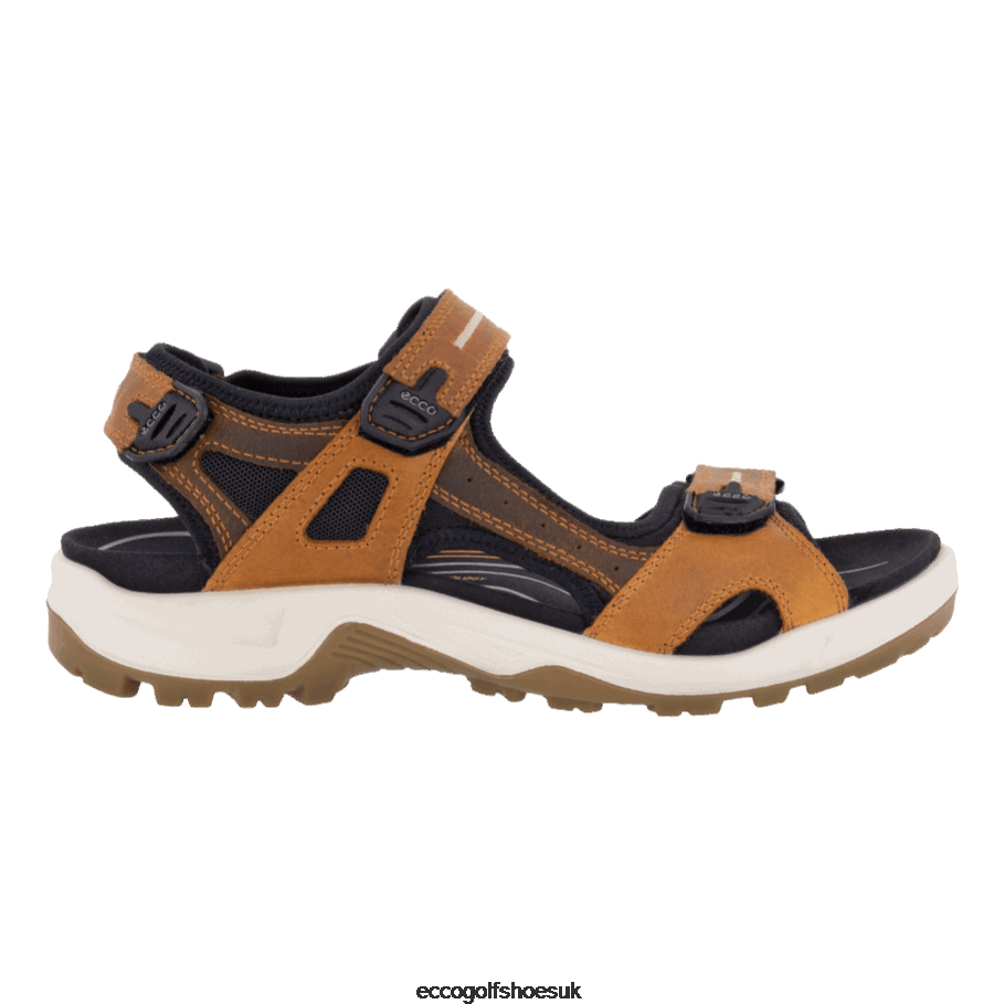 Ecco Yucatan Sandal Lion-Camel Men Shoes Lion- Ecco On Sale